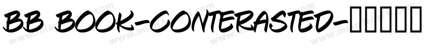 bb book-conterasted字体转换
